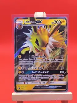 Jolteon GX SM173 Sun & Moon Ultra Rare Holo Black Star Promo Pokemon Card - Image 2