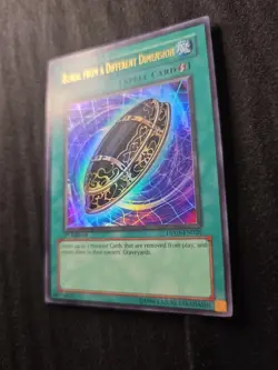 Yugioh TCG Burial from a Different Dimension DP03-EN026 1st Edition LP - Image 3