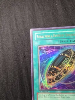 Yugioh TCG Burial from a Different Dimension DP03-EN026 1st Edition LP - Image 4