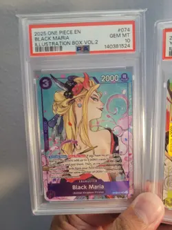 ONE PIECE ILLUSTRATION BOX VOL 2 MARIA YAMATO PSA 10 - Image 2