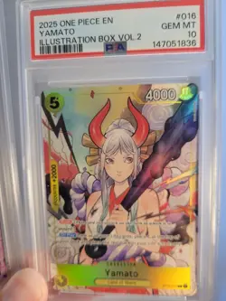 ONE PIECE ILLUSTRATION BOX VOL 2 MARIA YAMATO PSA 10 - Image 3