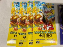 One Piece TCG OP-16 + OP-15 + OP-14 + OP-11 + OP-10 English Blister pack 4 each - Image 4