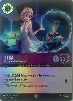 Elsa - Exploring the Unknown 208 - Epic - Whispers in the Well - Disney Lorcana - Image 1