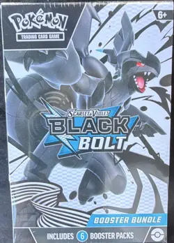 Pokemon TCG Scarlet & Violet—Black Bolt Booster Bundle 6 Packs English 2025 - Image 1