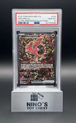 2025 Pokemon Mep En Ultra-Premium Collection #024 Oricorio Ex PSA 10 GEM MINT - Image 1