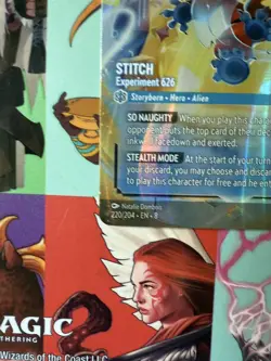 Stitch - Experiment 626 (Enchanted) 220/204 Reign of Jafar DISNEY LORCANA 🪄 - Image 2
