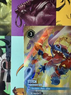 Stitch - Experiment 626 (Enchanted) 220/204 Reign of Jafar DISNEY LORCANA 🪄 - Image 4