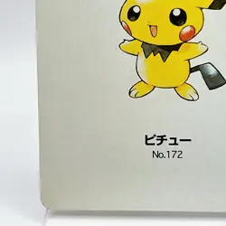 Pokemon Pichu #172 Joker Playing Cards Gold Poker Nintendo Japanese Very Rare - Image 4