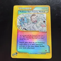 Pokemon Card Professor Elm's Training Method Expedition 148/165 Reverse Holo LP - Image 1
