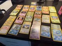 Pokemon TCG Base Set Unlimited 126-Card Lot Trainer English 1999 COMMON/UNCOMMON - Image 1