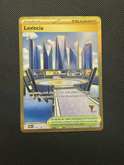Levincia 244/182 Destined Rivals Pokemon Secret Rare Card, Near Mint Condition - Image 1
