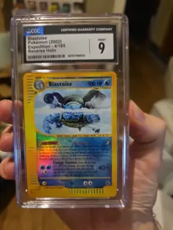 Blastoise Pokemon Expedition 4/165 Reverse Holo CGC 9 Mint Card - Image 1