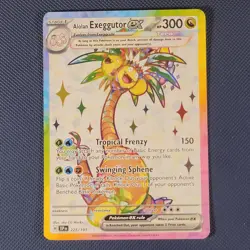 Alolan Exeggutor ex 225/191 - Surging Sparks - Ultra Rare Holo Pokemon Card - NM - Image 1