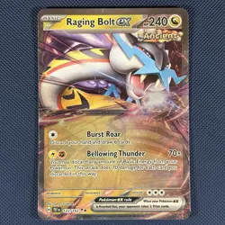Raging Bolt ex 123/162 - Temporal Forces - Double Rare Holo Pokemon Card - NM - Image 1