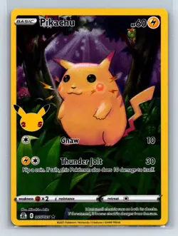 Pikachu Celebrations #005/025 Pokemon Card TCG - NM - Image 1