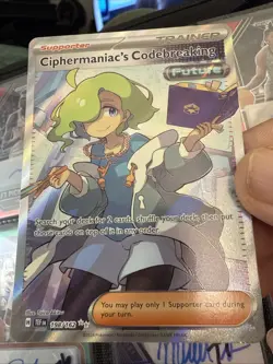 Ciphermaniac's Codebreaking Full Art 198/162 Temporal Forces Pokemon Card T71 - Image 1