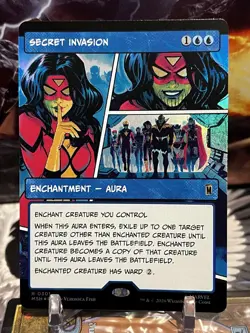 Secret Invasion (0301) Borderless ✨FOIL✨[Marvel Super Heroes] MTG - Image 1
