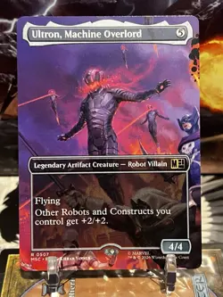 Ultron, Machine Overlord (0507) Borderless [Marvel Super Heroes] NF MTG - Image 1