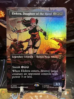 Elektra, Daughter of the Hand ✨FOIL✨[Marvel Super Heroes] MTG - Image 1