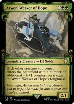 MTG English Arwen, Weaver of Hope (Showcase Scrolls) NM Foil - Image 1