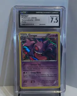 CGC 7.5 Gengar 35/83 Generations Holo Rare Psychic Pokemon TCG Card (2016) - Image 1