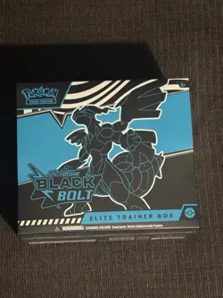 Pokemon TCG Scarlet & Violet Black Bolt - Elite Trainer Box ETB - New Sealed - Image 1