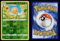 SUNFLORA 006/195 UNCOMMON SILVER TEMPEST POKEMON REVERSE HOLO NM - Image 3
