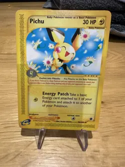 Pokemon Cards TCG: Pichu 58/165 - Non Holo Rare E Series Vintage 2002 - Image 1