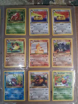Pokemon TCG Lot of 65 Jungle 1st Edition NM to LP WOTC era Cards Vintage 1999 - Image 4