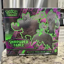 Pokemon Shrouded Fable ETB Factory Sealed Scarlet & Violet Elite Trainer Box - Image 1
