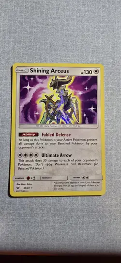 Pokemon TCG Shining Arceus 57/73 Shining Legends Holo Eng - Image 1