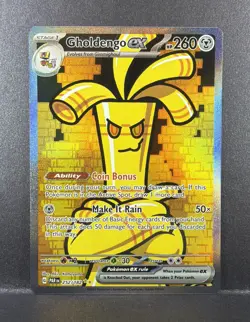 Gholdengo ex 252/182 Paradox Rift Pokemon TCG NM - Image 1