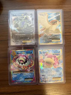 Pokemon TCG 4-Card EX Lot: Tyranitar EX, Pidgeot EX, M Slowbro EX Holo - Image 1