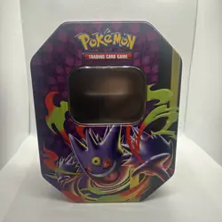 Pokemon TCG: OPENED Mega Gengar ex Moonlit Tin | EMPTY tin | No Packs | No Promo - Image 1