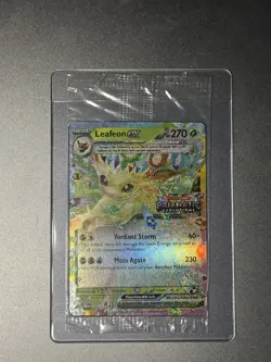 Pokemon Leafeon EX 006/131 Prismatic Evolutions Stamp Promo Sealed - Image 1