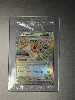 Pokemon Prismatic Evolutions Surprise Box Promo EEVEE EX #075/131 SEALED - Image 1