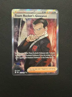 The Pokemon Company Pokemon TCG Team Rocket's Giovanni 225/182 Destined Rivals - Image 1