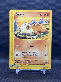 Pokemon Cubone 40 HP Beat Bone Smash Expedition Base Set Common 103/165 Regular - Image 1