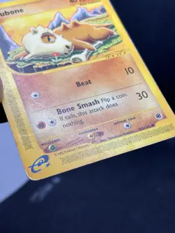 Pokemon Cubone 40 HP Beat Bone Smash Expedition Base Set Common 103/165 Regular - Image 2