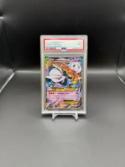 M Mewtwo EX 63/162 Breakthrough Pokemon PSA 9 - Image 1