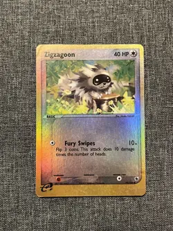 Zigzagoon 79/109 Ruby and Sapphire Reverse Holo Pokemon TCG - Image 1