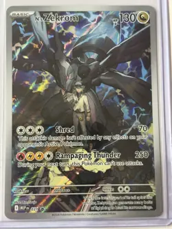 Pokemon TCG N’s Zekrom 031 Full Art Holo NM - Image 1