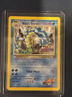 Pokemon TCG Misty's Gyarados Holo Rare Gym Challenge 13/132 Unlimited Edition - Image 1