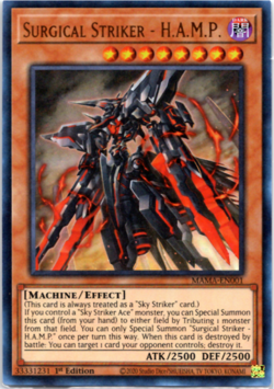 Surgical Striker - H.A.M.P. - MAMA-EN001 - Ultra Rare - 1st Edition - Yugioh - Image 1