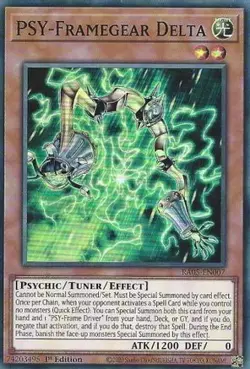 PSY-Framegear Delta RA05-EN007 Super Rare Yu-Gi-Oh Card - Image 1