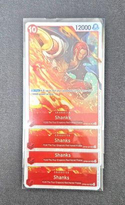 4X Shanks (Reprint) PRB-02 OP06-007 SR Playset - One Piece Card Game - Image 1