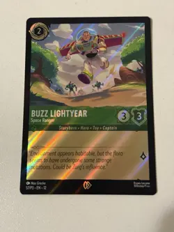 Buzz Lightyear - Space Ranger 57/P3 Disney Lorcana Promo Foil AMC Theatres TS5 - Image 2