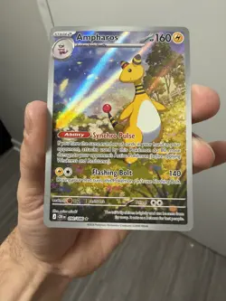 Pokemon TCG Ampharos 090/086 Illustration Rare IR CRI Chaos Rising English NM - Image 1