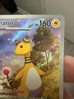 Pokemon TCG Ampharos 090/086 Illustration Rare IR CRI Chaos Rising English NM - Image 3