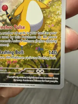 Pokemon TCG Ampharos 090/086 Illustration Rare IR CRI Chaos Rising English NM - Image 5